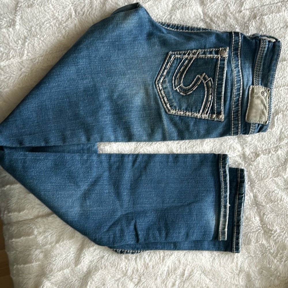 Silver jeans